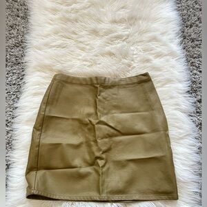 Olive Green Mini Skirt